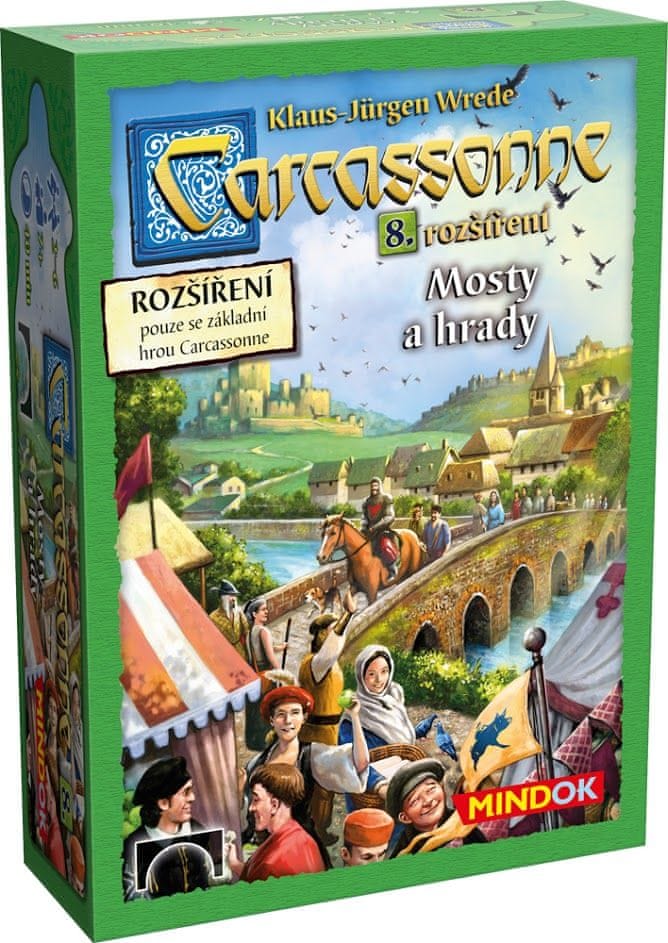 Mindok Carcassonne - rozšírenie 8 (Mosty a hrady)